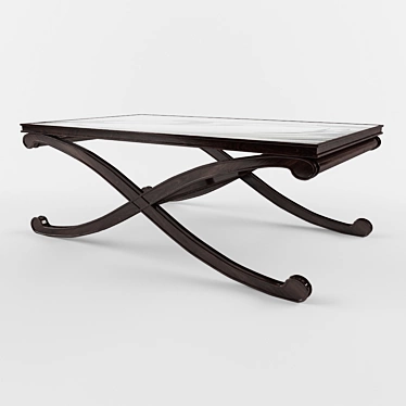 Elegant Wellington Coffee Table 3D model image 1 