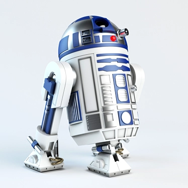 Astro-mech Companion: R2-D2 (Star Wars) 3D model image 1 