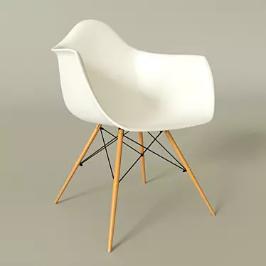 Modern Style Chair 3D model image 1 