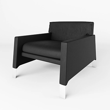Elegant Brera Sofa by Alberta Salotti 3D model image 1 