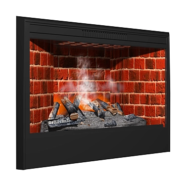 RealFlame 3D Electric Fireplace 3D model image 1 