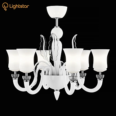 Petalo Lightstar Chandelier 3D model image 1 