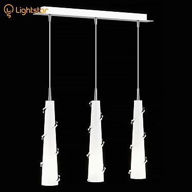 Petalo Lightstar Pendant - Elegant Lighting Fixture 3D model image 1 