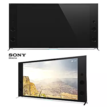 Sony X94C X93C 4K Ultra HD Smart TV 3D model image 1 