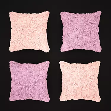 Cozy Plush Cushions | 50x50cm 3D model image 1 