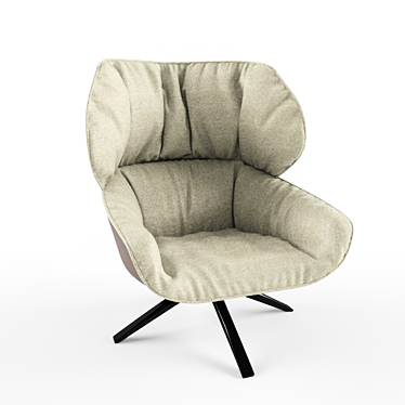 Stylish Armchair by B&B Italia 3D model image 1 