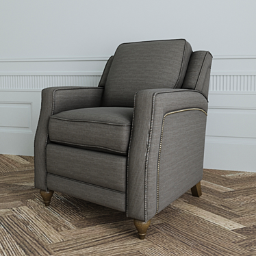 Dane 2012: Stylish Recliner Sofa 3D model image 1 