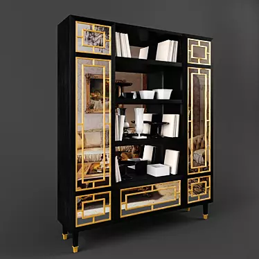 Isabella Costantini Wardrobe: Elegant Design, Spacious Storage 3D model image 1 