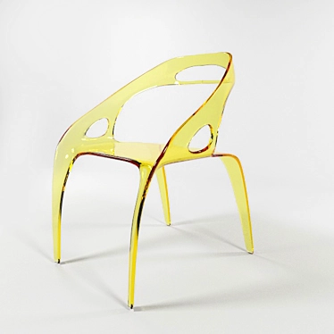 Durable Plastic Chair: Polys: 30,720 3D model image 1 