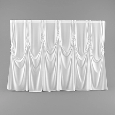 Title: Versatile Archive Curtains 3D model image 1 