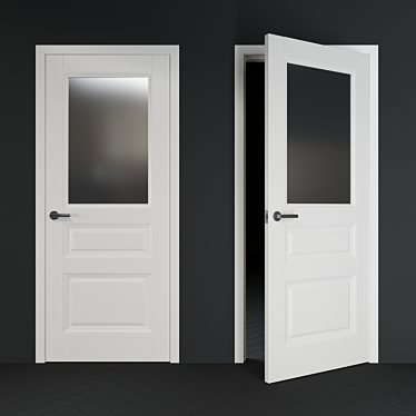 Classic Custom-Made 910mm Door 3D model image 1 