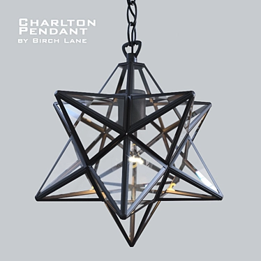 Charlton Pendant: Elegant Lighting Fixture 3D model image 1 