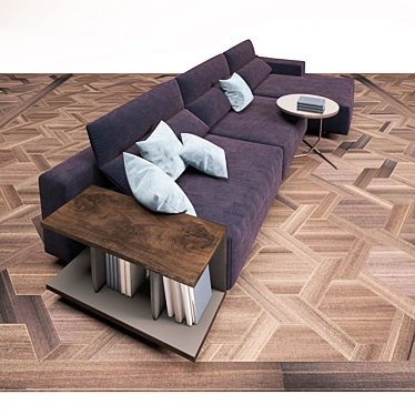 Poltrona Frau bullit + parquet vintage