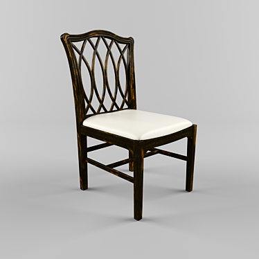 Elegant Trellis Chair 3D model image 1 