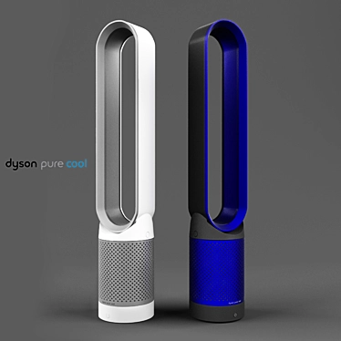 Dyson Pure Cool Link: White & Blue 3D model image 1 