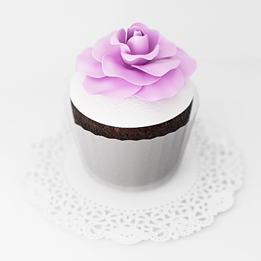 Elegant Wedding Cupcakes 3D model image 1 