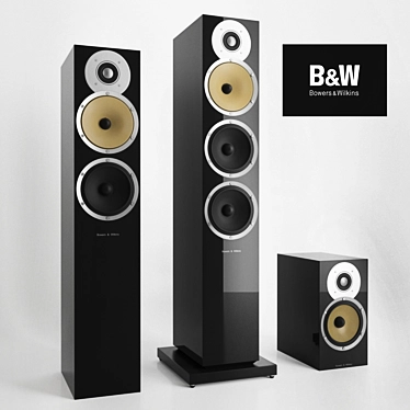 Bowers & Wilkins CM Series: Audiophile Excellence 3D model image 1 