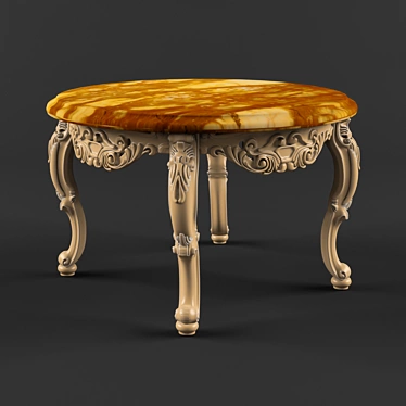 Elegant La Contessina Table 3D model image 1 