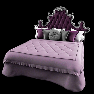 Elegante Dream Bed 3D model image 1 