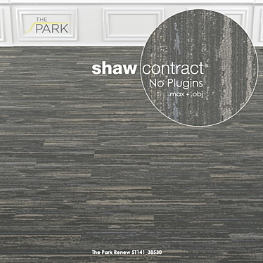 Renew Series Shaw Carpet Tiles 3D model image 1 