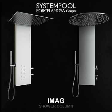 Imag Shower Column: Sleek Design 3D model image 1 