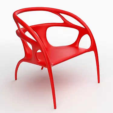 EcoPlast Chair: Modern Organic Design 3D model image 1 