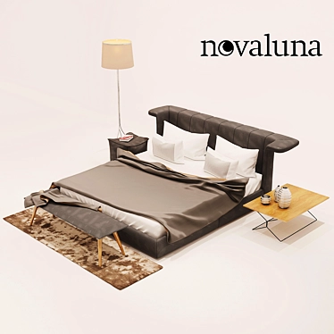 Novaluna Ambassador Bed Set 3D model image 1 