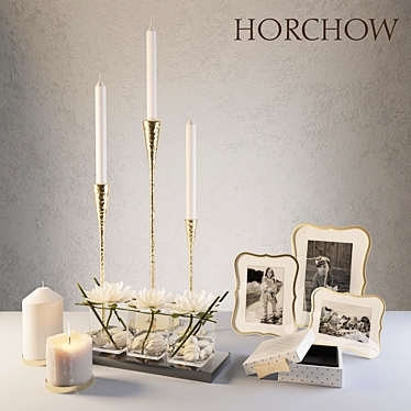 Set decoration by Horchow