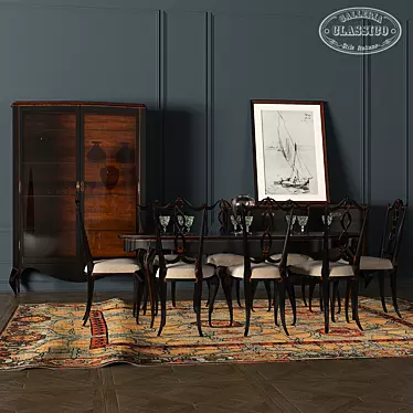 Eleganza Italiana: Galleria Classico Furniture 3D model image 1 