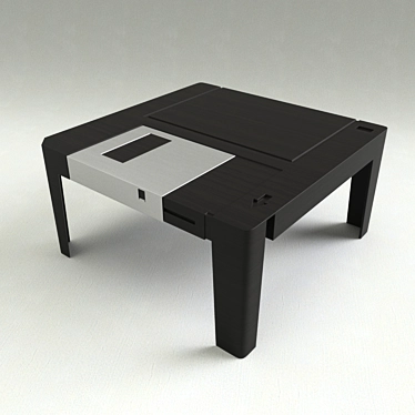 Modern 2017 Table: 1000mm x 1000mm x 500mm 3D model image 1 