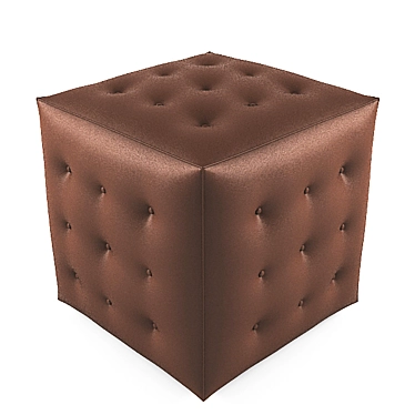 Cozy Cloud Cube Seat 3D model image 1 