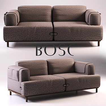 CozyMod Duffle: Versatile, Stylish Sofa 3D model image 1 