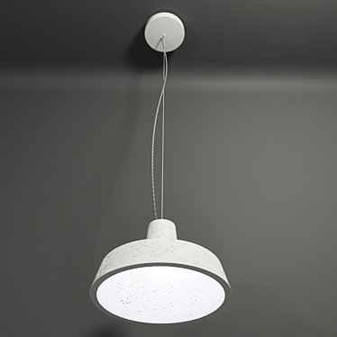 Ethereal Gypsum Lamp 3D model image 1 