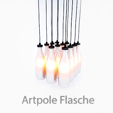 Elegant Artpole Flasche Chandelier 3D model image 1 