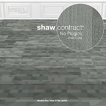 Mindful Play Think: Shaw Carpet Tiles 3D model image 1 