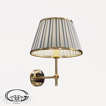 Luxury Diamond Shade Wall Sconce 3D model image 1 