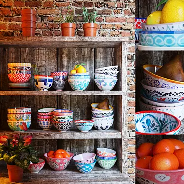Tableware in ethnic style