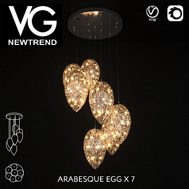 VG NEWTREND ARABESQUE EGG X 7