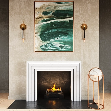 Title: Chesney's Ealing Fireplace - Stylish Décor for Your Home 3D model image 1 