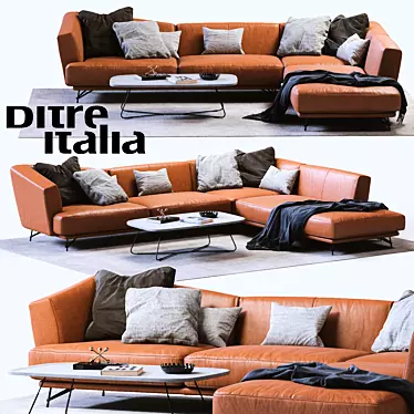 Ditre Italia LENNOX Leather Sofa