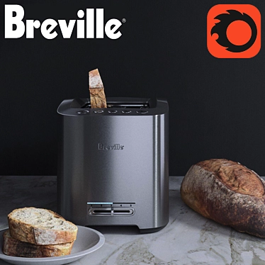 Breville Toaster: Perfectly Toasted Bread 3D model image 1 