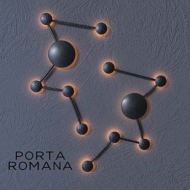 Porta Romana Galactic: Gold & Silver 3D model image 1 