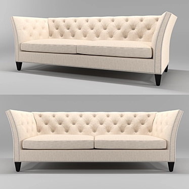 Elegant and Stylish Ethan Allen Sofa 3D model image 1 