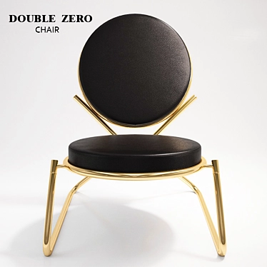 Sleek Circle Chair by Moroso 3D model image 1 