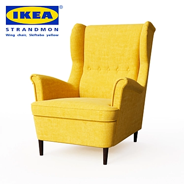 STRANDMON_Wing_chair_Skiftebo_yellow