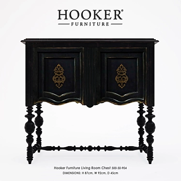 American Hooker Chest: Classic and Stylish 3D model image 1 