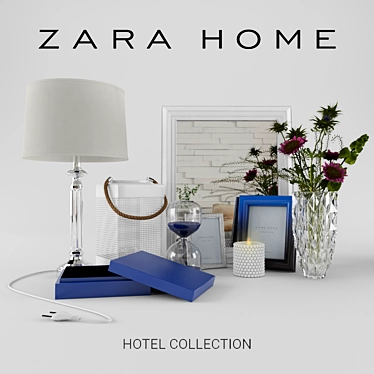 Zara Home Hotel Collection Set 1: Elegant Décor to Elevate your Space 3D model image 1 