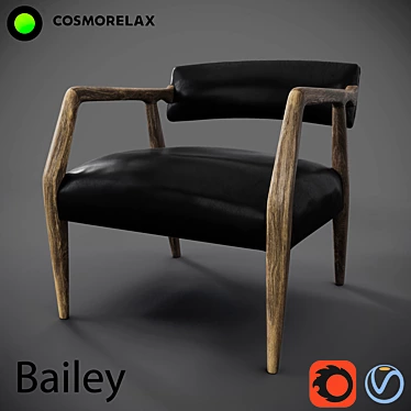 Cosmorelax Bailey: Stylish Comfort at Its Best 3D model image 1 