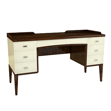 Baker Desk - Sleek Writing Space 3D model image 1 