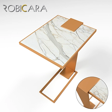 Elegant Robicara Poli Side Table 3D model image 1 